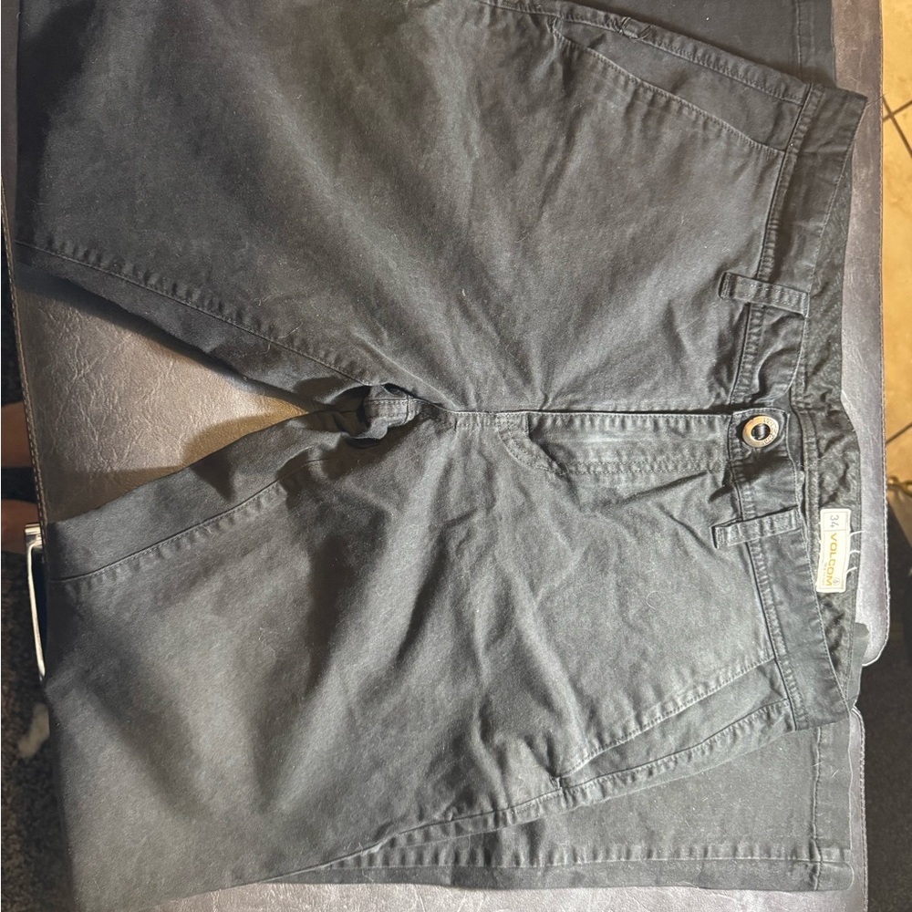 Volcom Charcoal Gray Chinos